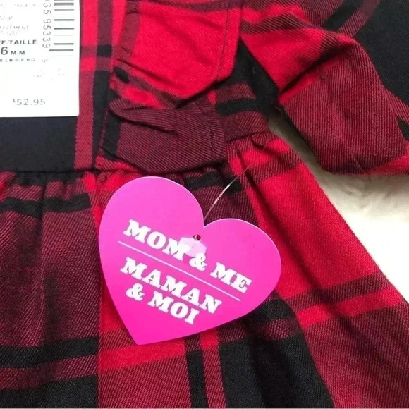 The  Children’s Place Dress Red & Black Plaid New With Tags 3-6 Months - Picture 10 of 16